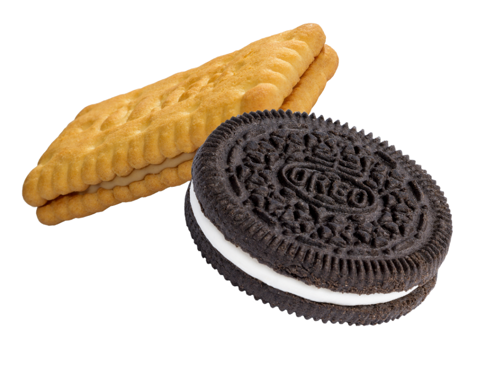 Cream filled