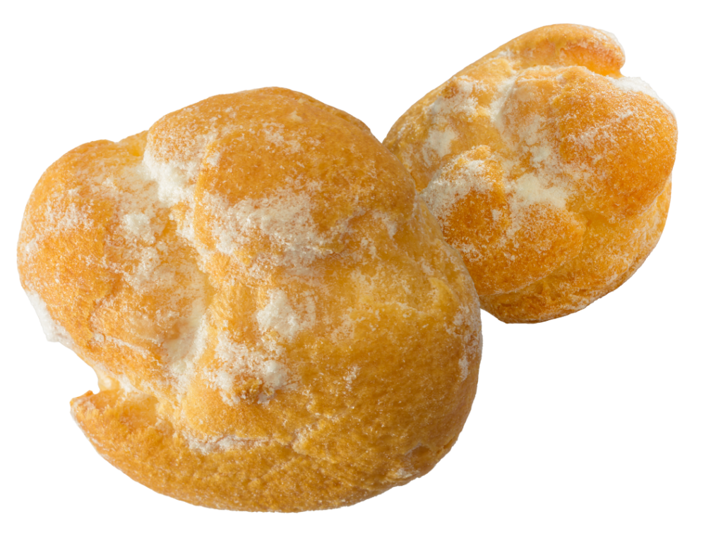 Cream puff, eclairs, profiterols